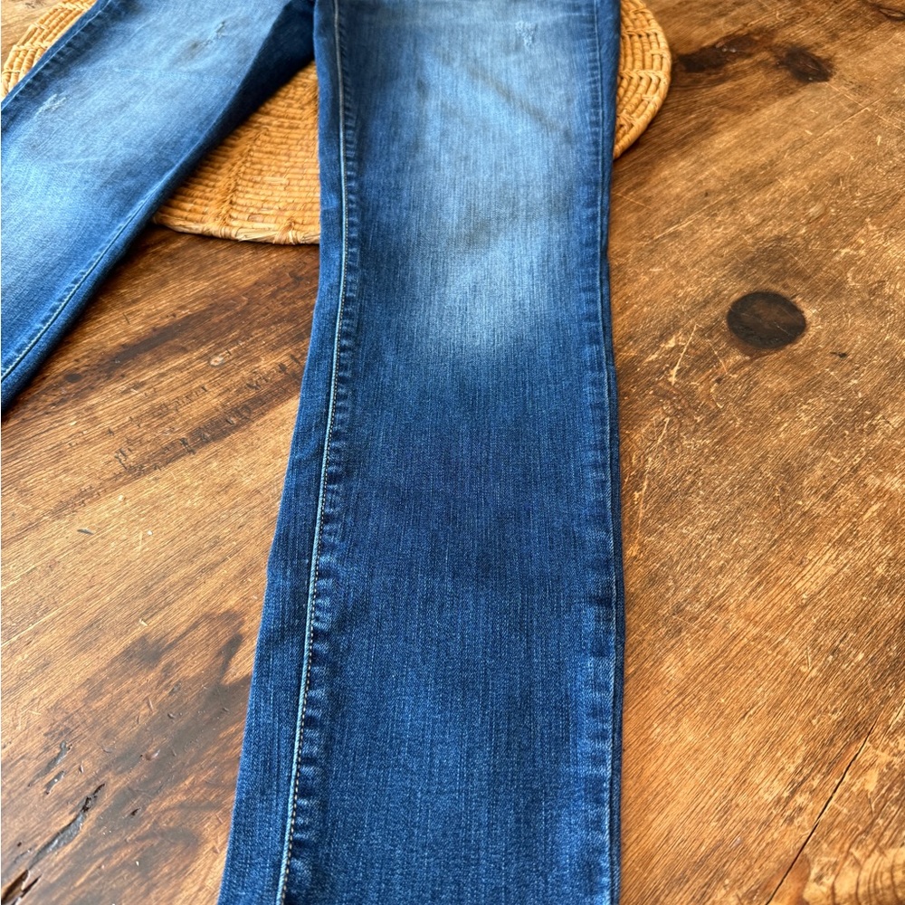 KanCan High Rise Distressed Blue Jeans - Picture 7 of 15